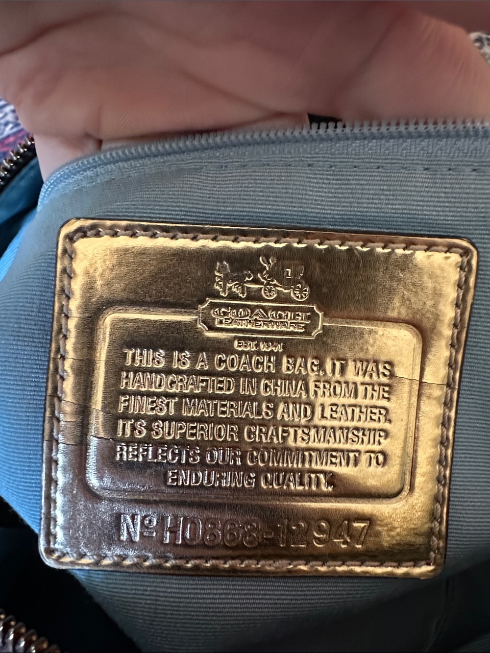 Coach Y2k Madison Op Art Satchel Bag - Gem